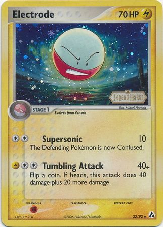 Electrode (32/92) (Stamped) [EX: Legend Maker] - Card Brawlers | Quebec | Canada | Yu-Gi-Oh!