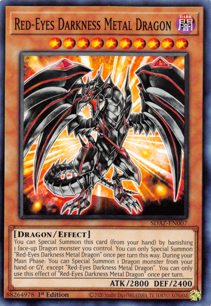 Red-Eyes Darkness Metal Dragon [SDAZ-EN007] Common - Card Brawlers | Quebec | Canada | Yu-Gi-Oh!
