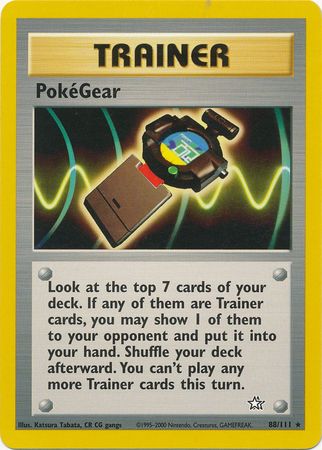 PokeGear (88/111) [Neo Genesis Unlimited] - Card Brawlers | Quebec | Canada | Yu-Gi-Oh!