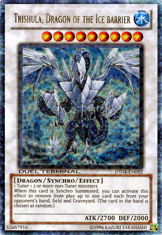 Trishula, Dragon of the Ice Barrier [DT04-EN092] Ultra Rare - Card Brawlers | Quebec | Canada | Yu-Gi-Oh!