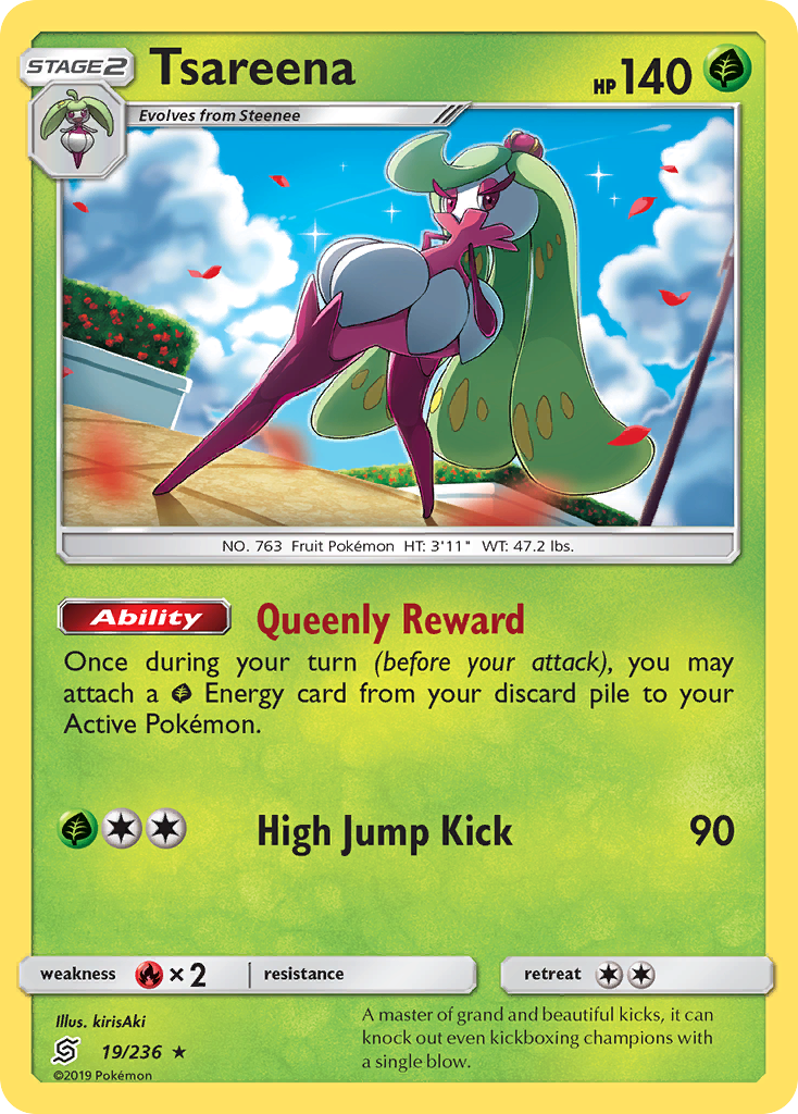 Tsareena (19/236) [Sun & Moon: Unified Minds] - Card Brawlers | Quebec | Canada | Yu-Gi-Oh!