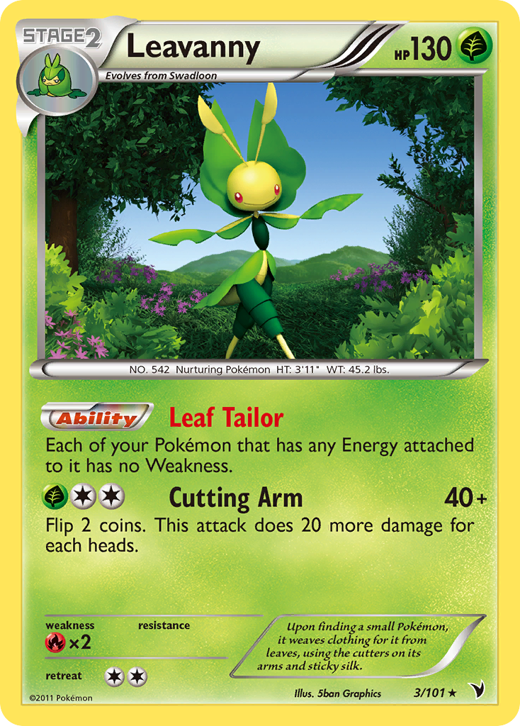 Leavanny (3/101) [Black & White: Noble Victories] - Card Brawlers | Quebec | Canada | Yu-Gi-Oh!