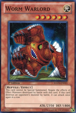 Worm Warlord [HA03-EN053] Super Rare - Card Brawlers | Quebec | Canada | Yu-Gi-Oh!