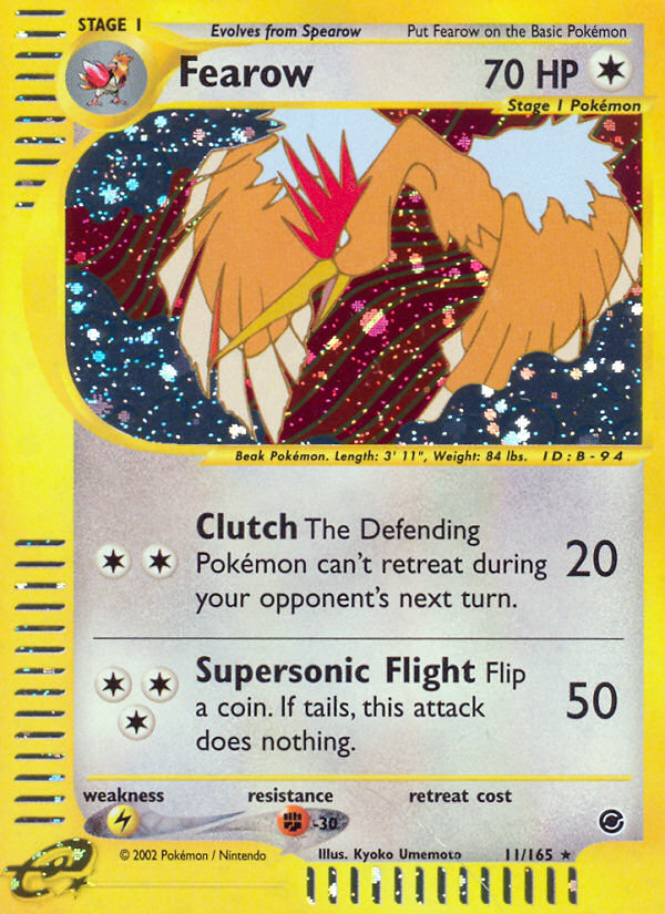 Fearow (11/165) [Expedition: Base Set] - Card Brawlers | Quebec | Canada | Yu-Gi-Oh!