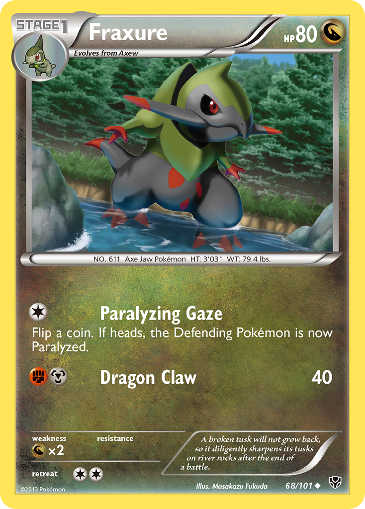 Fraxure (68/101) [Black & White: Plasma Blast] - Card Brawlers | Quebec | Canada | Yu-Gi-Oh!