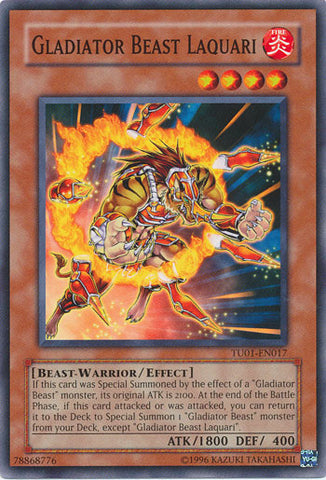 Gladiator Beast Laquari [TU01-EN017] Common - Card Brawlers | Quebec | Canada | Yu-Gi-Oh!