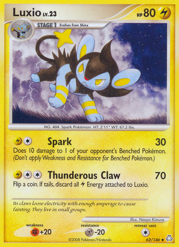 Luxio (62/146) [Diamond & Pearl: Legends Awakened] - Card Brawlers | Quebec | Canada | Yu-Gi-Oh!