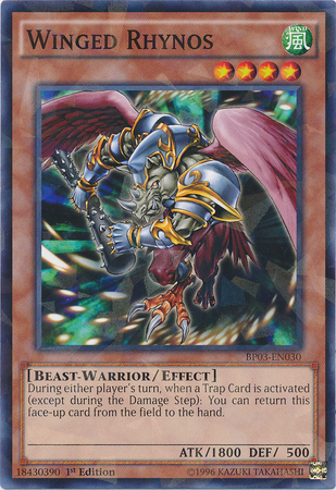 Winged Rhynos [BP03-EN030] Shatterfoil Rare - Card Brawlers | Quebec | Canada | Yu-Gi-Oh!