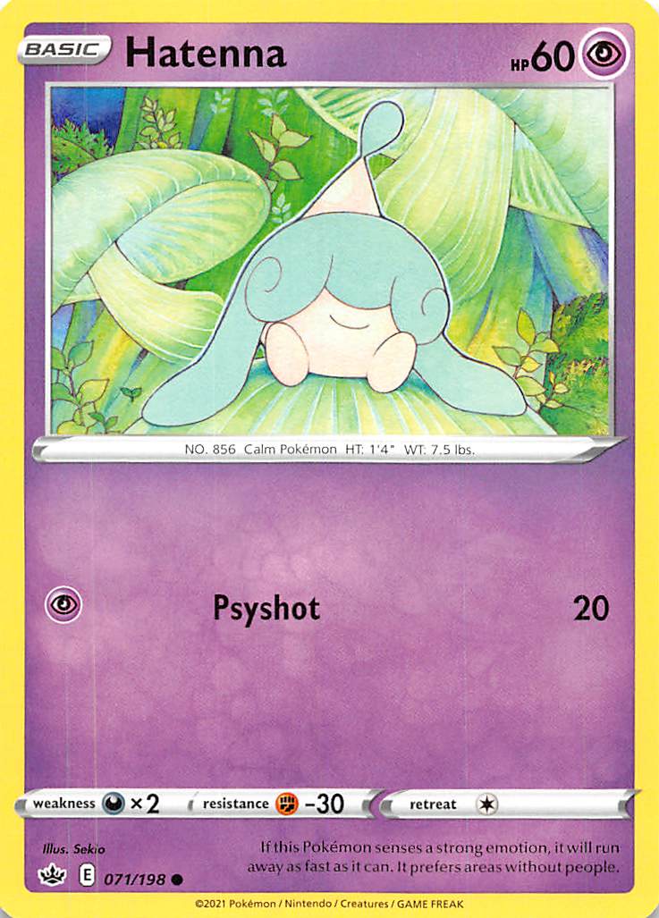 Hatenna (071/198) [Sword & Shield: Chilling Reign] - Card Brawlers | Quebec | Canada | Yu-Gi-Oh!