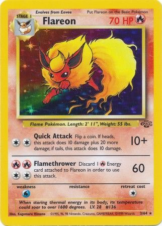 Flareon (3/64) [Jungle Unlimited] - Card Brawlers | Quebec | Canada | Yu-Gi-Oh!