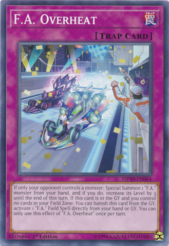 F.A. Overheat [MP19-EN064] Common - Card Brawlers | Quebec | Canada | Yu-Gi-Oh!