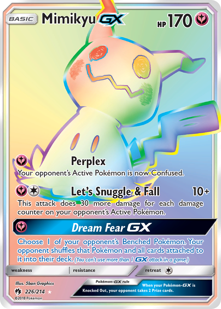 Mimikyu GX (226/214) [Sun & Moon: Lost Thunder] - Card Brawlers | Quebec | Canada | Yu-Gi-Oh!