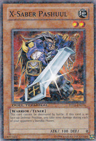 X-Saber Pashuul [DT01-EN076] Common - Card Brawlers | Quebec | Canada | Yu-Gi-Oh!