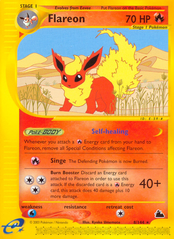 Flareon (8/144) [Skyridge] - Card Brawlers | Quebec | Canada | Yu-Gi-Oh!