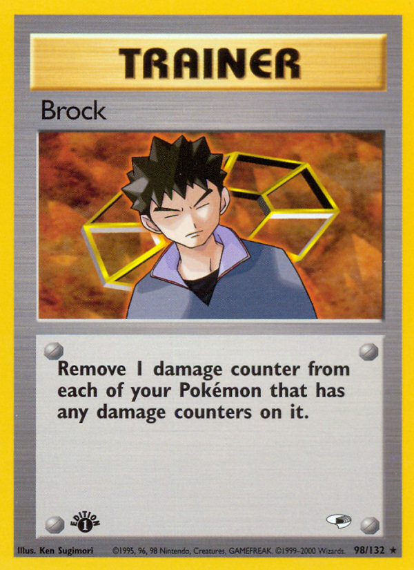 Brock (98/132) [Gym Heroes 1st Edition] - Card Brawlers | Quebec | Canada | Yu-Gi-Oh!