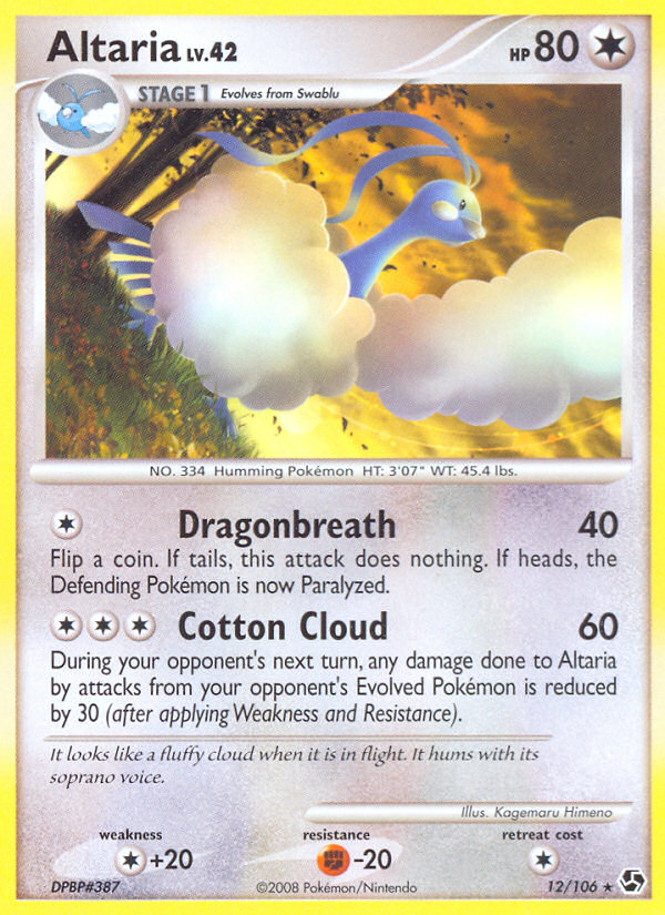 Altaria (12/106) [Diamond & Pearl: Great Encounters] - Card Brawlers | Quebec | Canada | Yu-Gi-Oh!