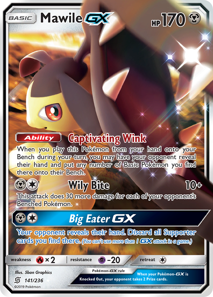 Mawile GX (141/236) [Sun & Moon: Unified Minds] - Card Brawlers | Quebec | Canada | Yu-Gi-Oh!