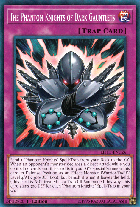 The Phantom Knights of Dark Gauntlets [LEHD-ENC26] Common - Card Brawlers | Quebec | Canada | Yu-Gi-Oh!