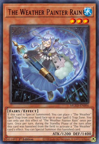 The Weather Painter Rain [MGED-EN096] Rare - Card Brawlers | Quebec | Canada | Yu-Gi-Oh!