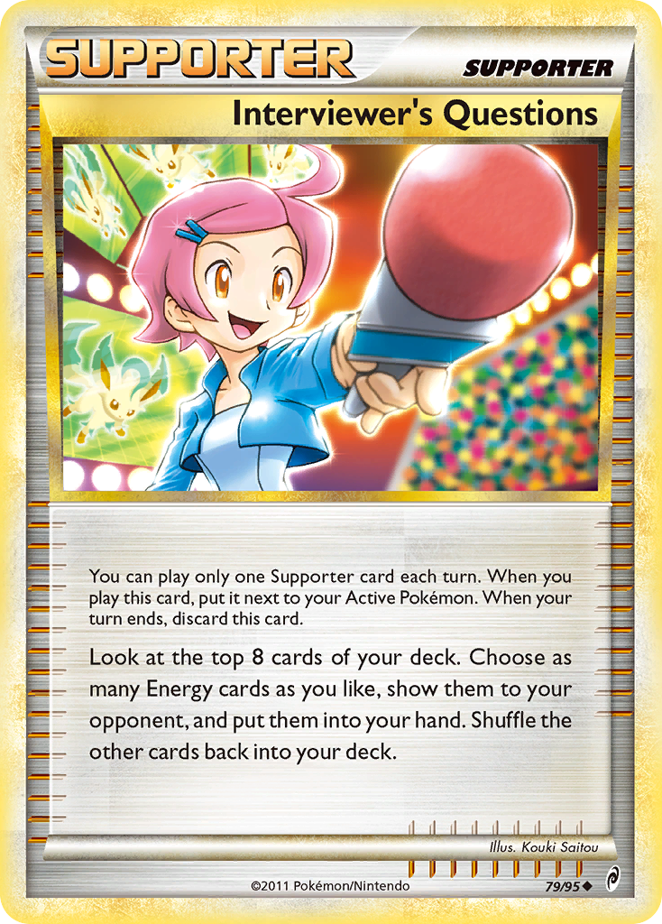 Interviewer's Questions (79/95) [HeartGold & SoulSilver: Call of Legends] - Card Brawlers | Quebec | Canada | Yu-Gi-Oh!