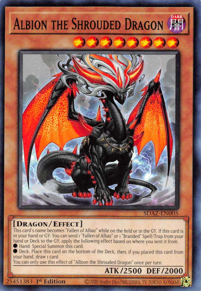Albion the Shrouded Dragon [SDAZ-EN005] Common - Card Brawlers | Quebec | Canada | Yu-Gi-Oh!