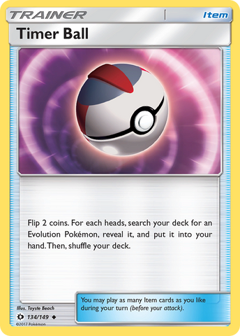 Timer Ball (134/149) [Sun & Moon: Base Set] - Card Brawlers | Quebec | Canada | Yu-Gi-Oh!