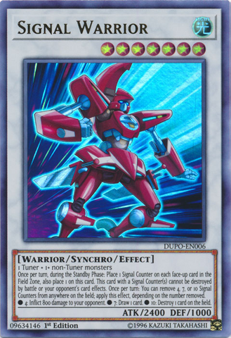 Signal Warrior [DUPO-EN006] Ultra Rare - Card Brawlers | Quebec | Canada | Yu-Gi-Oh!