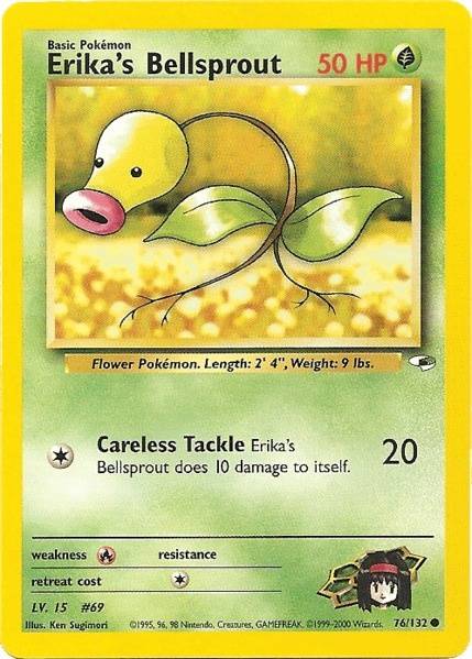 Erika's Bellsprout (76/132) [Gym Heroes Unlimited] - Card Brawlers | Quebec | Canada | Yu-Gi-Oh!