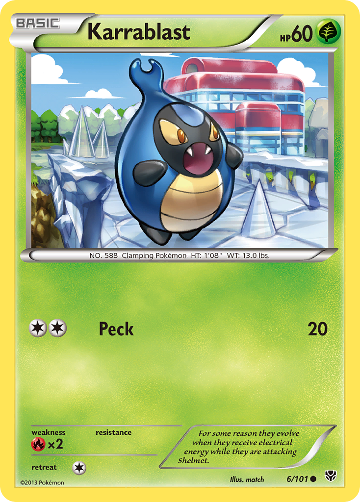 Karrablast (6/101) [Black & White: Plasma Blast] - Card Brawlers | Quebec | Canada | Yu-Gi-Oh!