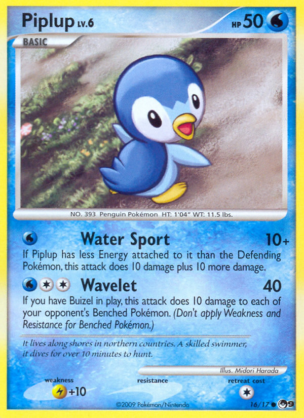 Piplup (16/17) [POP Series 9] - Card Brawlers | Quebec | Canada | Yu-Gi-Oh!