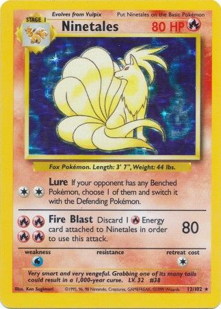 Ninetales (12/102) [Base Set Unlimited] - Card Brawlers | Quebec | Canada | Yu-Gi-Oh!