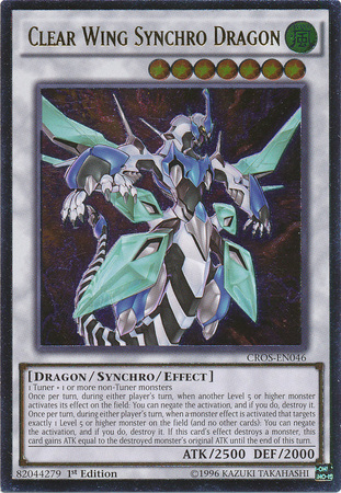 Clear Wing Synchro Dragon (UTR) [CROS-EN046] Ultimate Rare - Card Brawlers | Quebec | Canada | Yu-Gi-Oh!