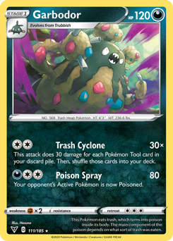 Garbodor (111/185) [Sword & Shield: Vivid Voltage] - Card Brawlers | Quebec | Canada | Yu-Gi-Oh!