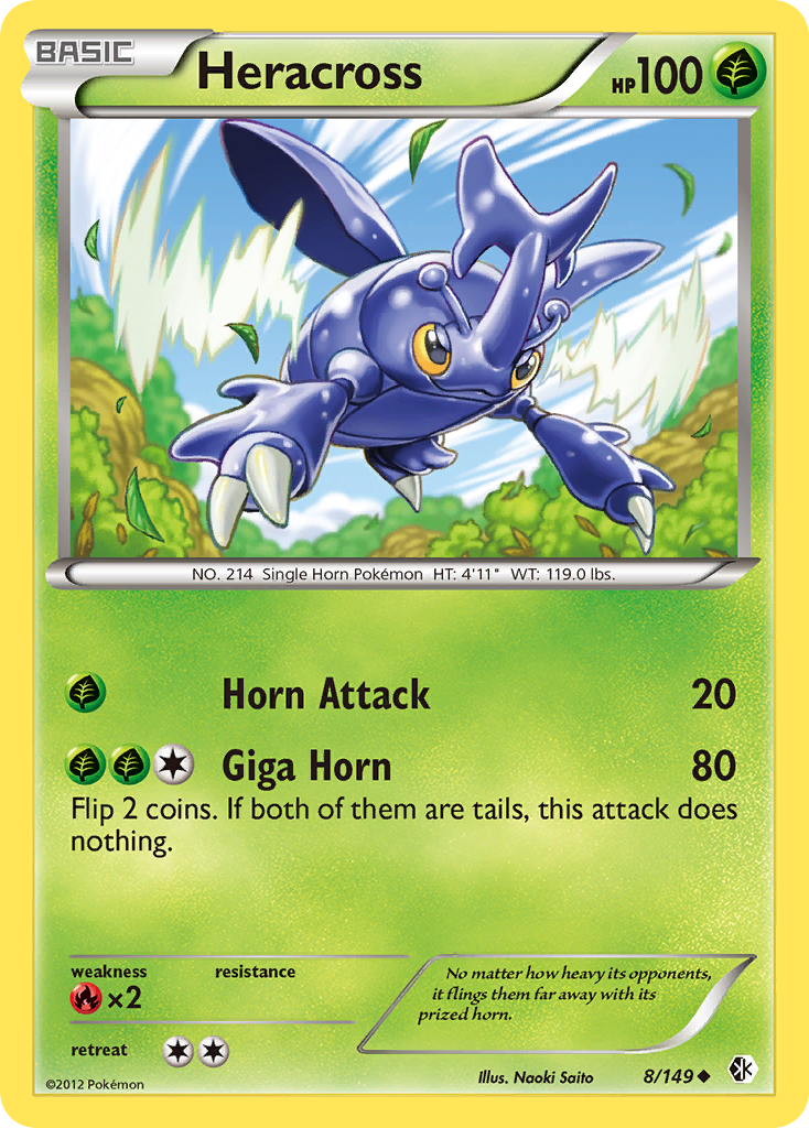 Heracross (8/149) [Black & White: Boundaries Crossed] - Card Brawlers | Quebec | Canada | Yu-Gi-Oh!