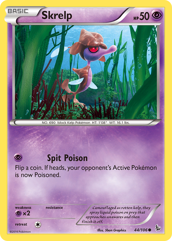 Skrelp (44/106) [XY: Flashfire] - Card Brawlers | Quebec | Canada | Yu-Gi-Oh!