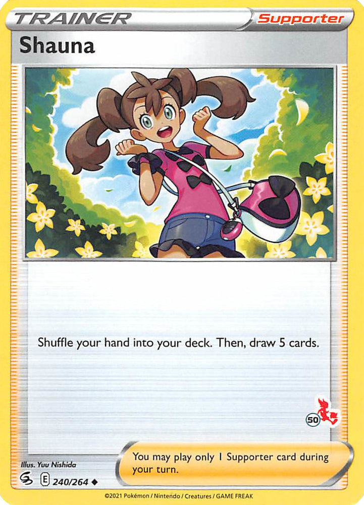 Shauna (240/264) (Cinderace Stamp #50) [Battle Academy 2022] - Card Brawlers | Quebec | Canada | Yu-Gi-Oh!