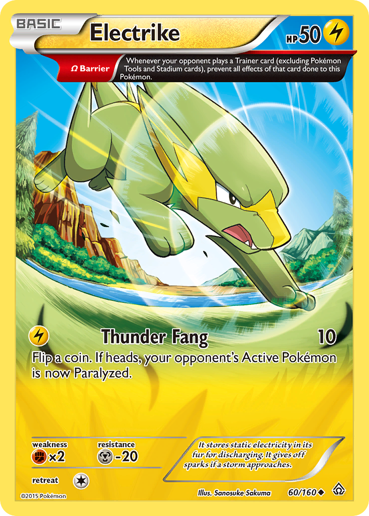 Electrike (60/160) [XY: Primal Clash] - Card Brawlers | Quebec | Canada | Yu-Gi-Oh!