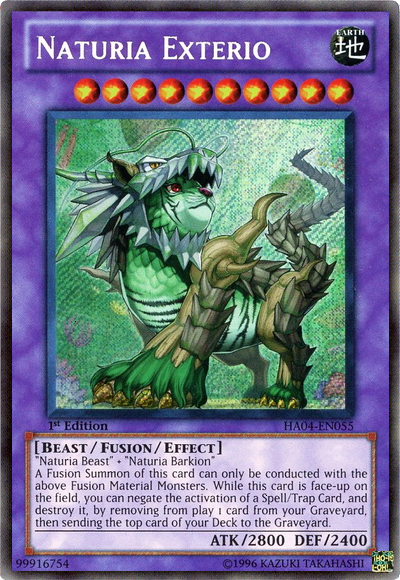 Naturia Exterio [HA04-EN055] Secret Rare - Card Brawlers | Quebec | Canada | Yu-Gi-Oh!