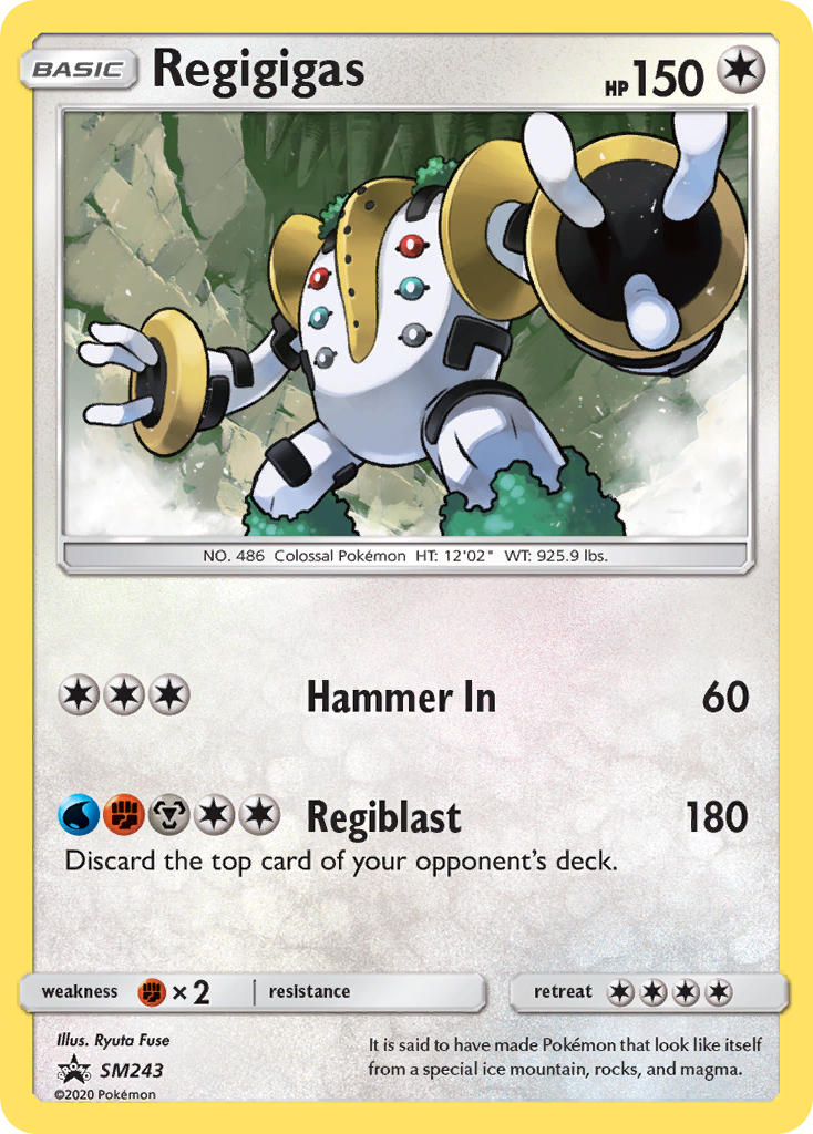 Regigigas (SM243) [Sun & Moon: Black Star Promos] - Card Brawlers | Quebec | Canada | Yu-Gi-Oh!