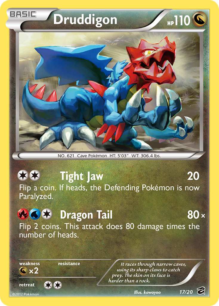 Druddigon (17/20) [Black & White: Dragon Vault] - Card Brawlers | Quebec | Canada | Yu-Gi-Oh!