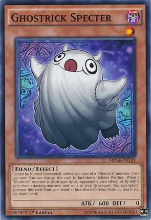 Ghostrick Specter [MP14-EN139] Common - Card Brawlers | Quebec | Canada | Yu-Gi-Oh!