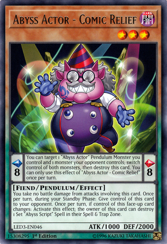 Abyss Actor - Comic Relief [LED3-EN046] Rare - Card Brawlers | Quebec | Canada | Yu-Gi-Oh!