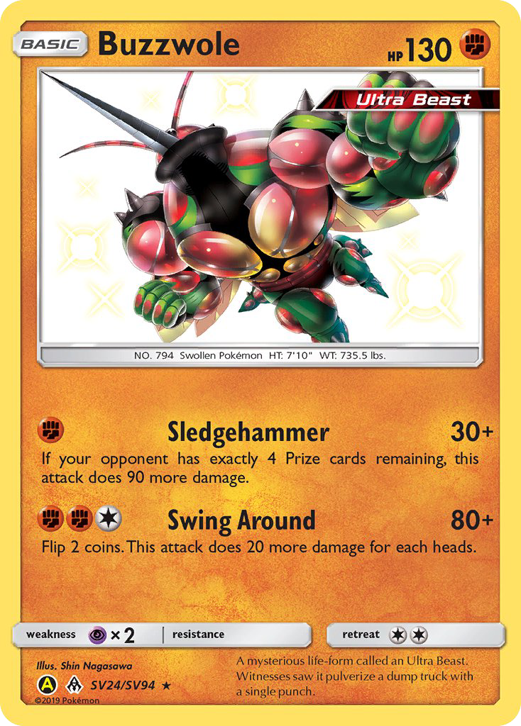 Buzzwole (SV24/SV94) [Sun & Moon: Hidden Fates - Shiny Vault] - Card Brawlers | Quebec | Canada | Yu-Gi-Oh!