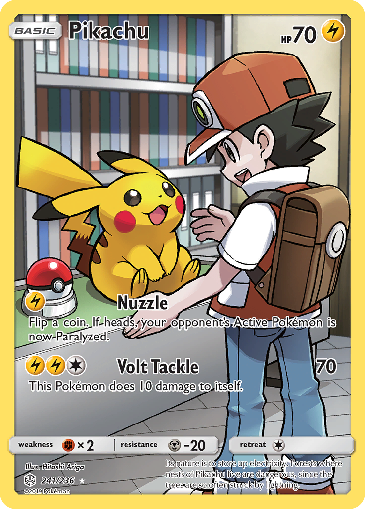 Pikachu (241/236) [Sun & Moon: Cosmic Eclipse] - Card Brawlers | Quebec | Canada | Yu-Gi-Oh!