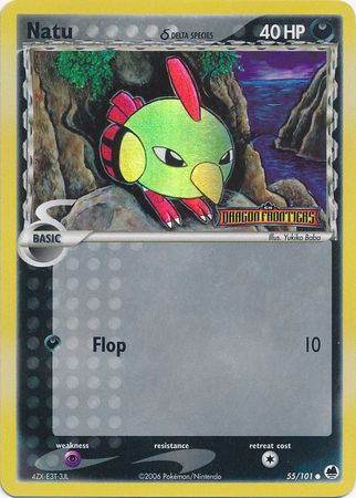 Natu (55/101) (Delta Species) (Stamped) [EX: Dragon Frontiers] - Card Brawlers | Quebec | Canada | Yu-Gi-Oh!
