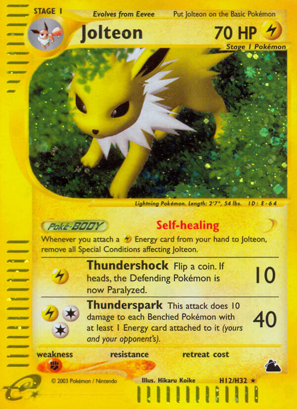 Jolteon (H12/H32) [Skyridge] - Card Brawlers | Quebec | Canada | Yu-Gi-Oh!