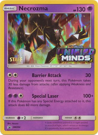 Necrozma (SM204) (Staff Prerelease Promo) [Sun & Moon: Black Star Promos] - Card Brawlers | Quebec | Canada | Yu-Gi-Oh!