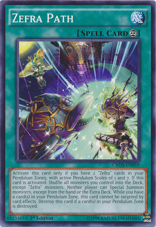 Zefra Path [CROS-EN059] Common - Yu-Gi-Oh! - Card Brawlers | Quebec | Canada |