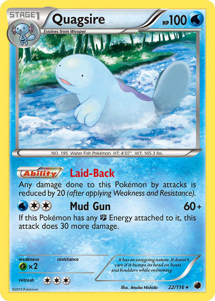 Quagsire (22/116) [Black & White: Plasma Freeze] - Card Brawlers | Quebec | Canada | Yu-Gi-Oh!