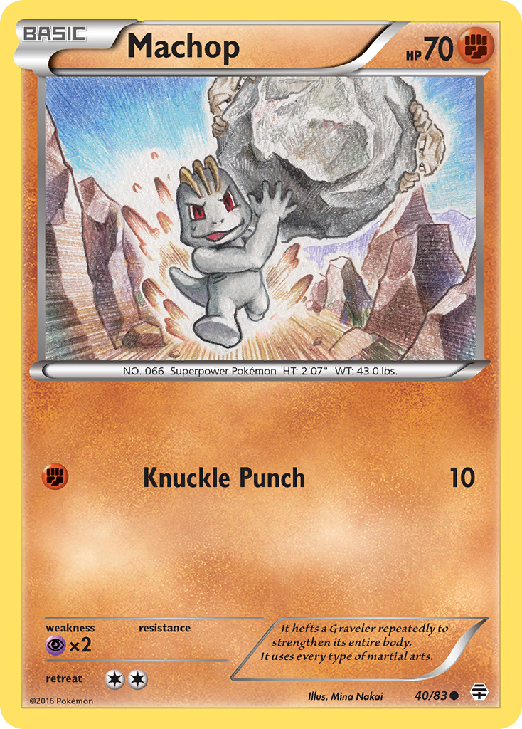 Machop (40/83) [XY: Generations] - Card Brawlers | Quebec | Canada | Yu-Gi-Oh!